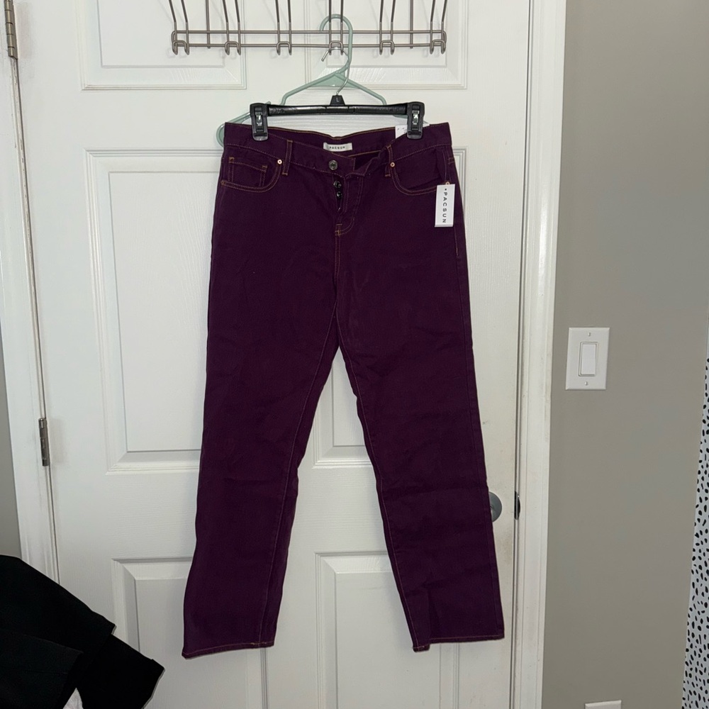 PacSun Purple Straight Leg Jeans